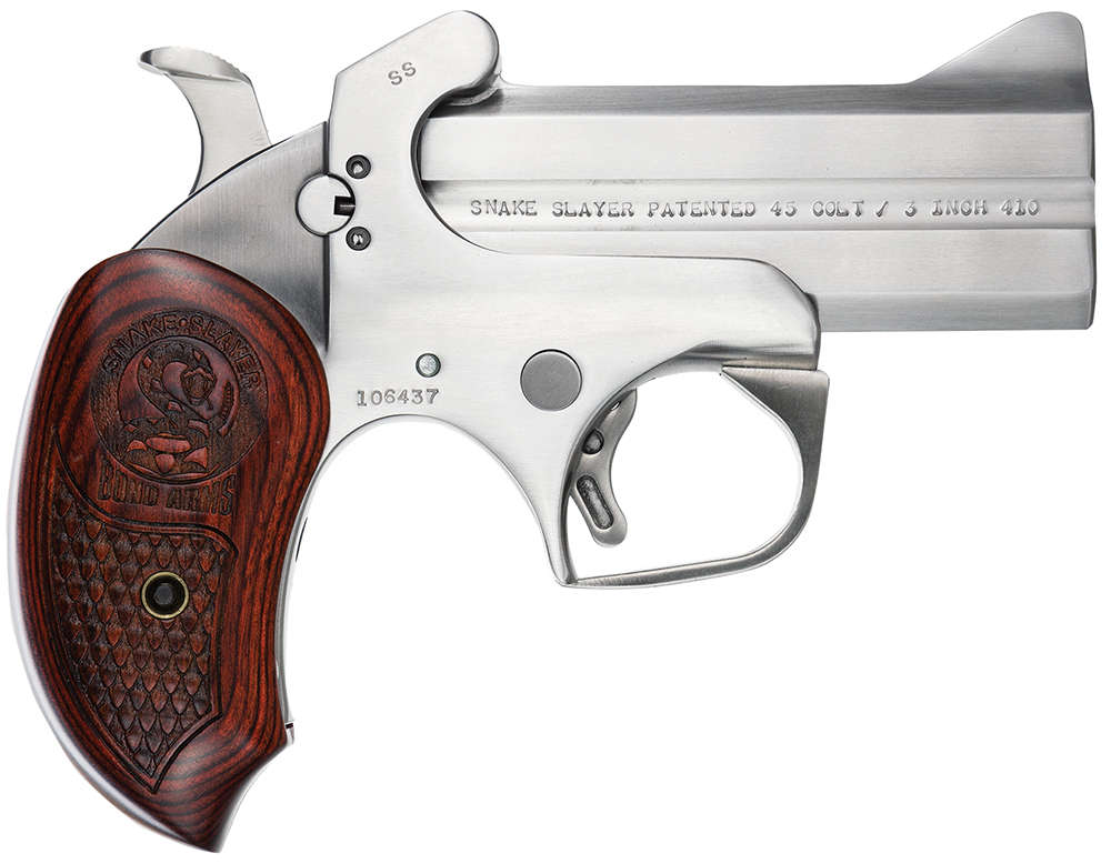 Handguns Bond Arms 3.50" 357Magnum|38Special BOND BASS   SNAKESLAYER       357MAG  3.5  2R STST • Model: 3.50"